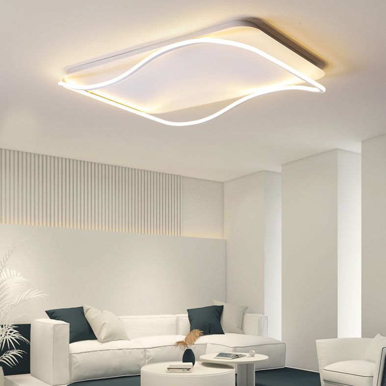 Geometrisch Minimalisme LED Flush Mount Aluminum Flush Plafond Licht voor woonkamer