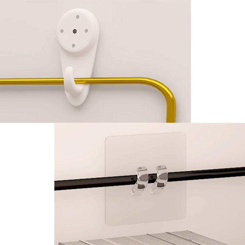 Modern Metal Floating Bookcase 6-inch Wide Wall Mounted Book Shelf