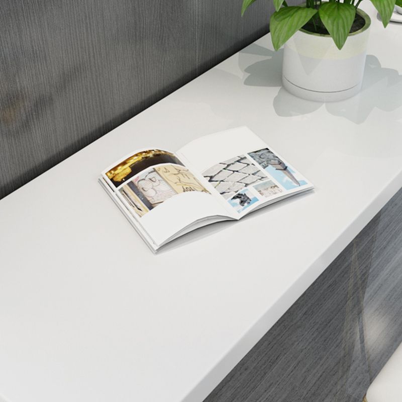 Modern Bar Height Table Solid Wood Top Bistro Table for Home Use