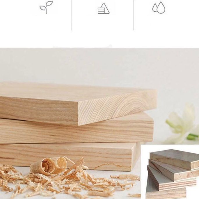 Modern Style Vertical Standard Bookcase Wooden Closed Back Bookshelf