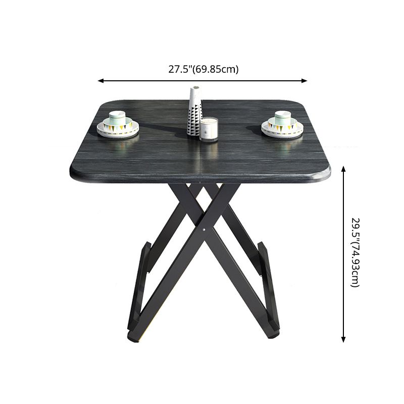 Modern Wooden Dining Room Set with Square Table Kitchen Dining Table Furniture