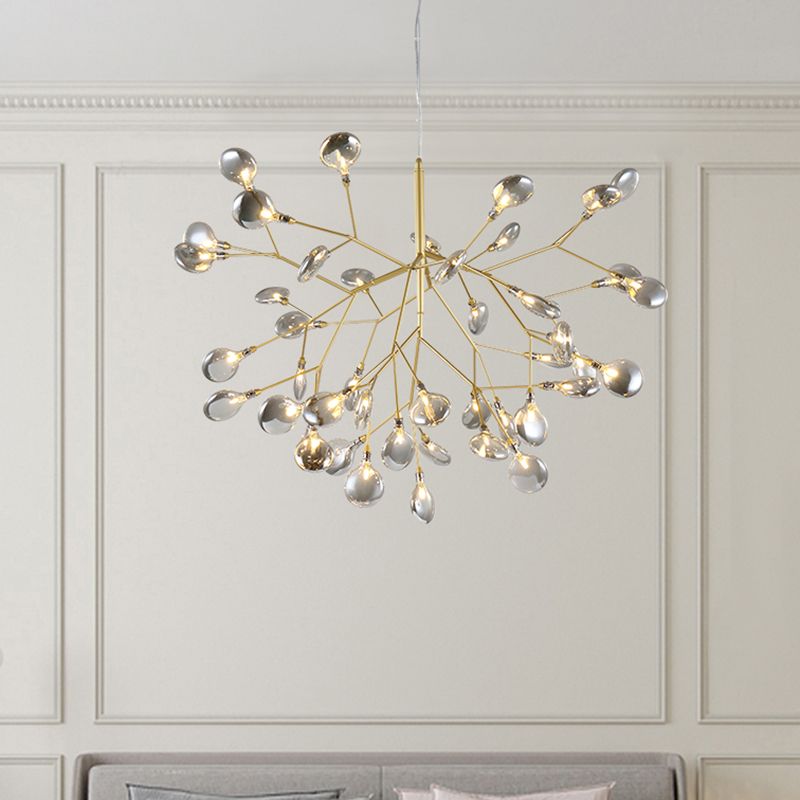 Luce il lampadario post-moderna sala da pranzo a LED di lucciola ramificata