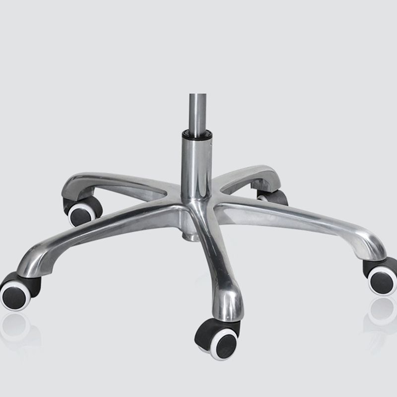 Modern Slide Swivel Chair Adjustable Seat Height with Wheels