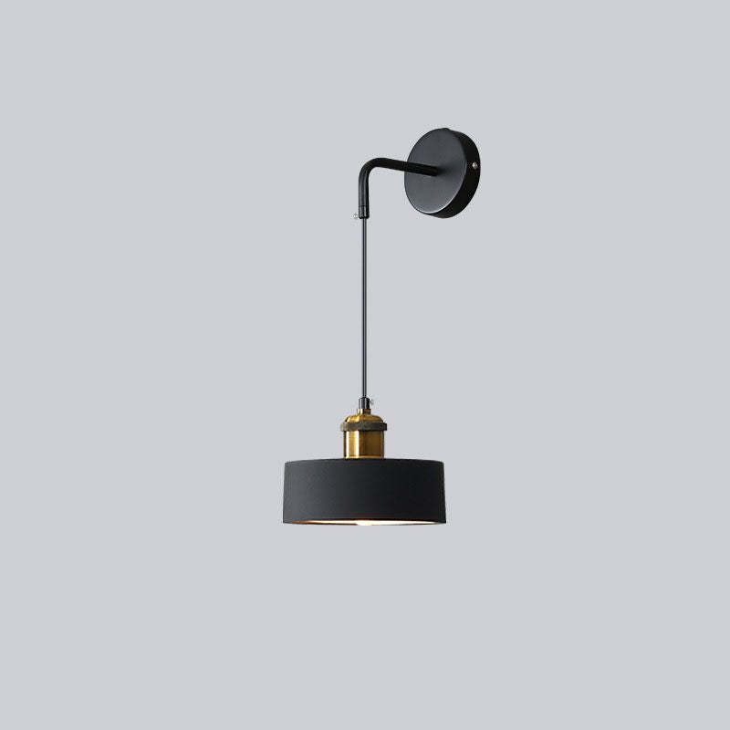 Modern Creative 1-Light Wall Lamp Iron Geometric Wall Light for Bedroom