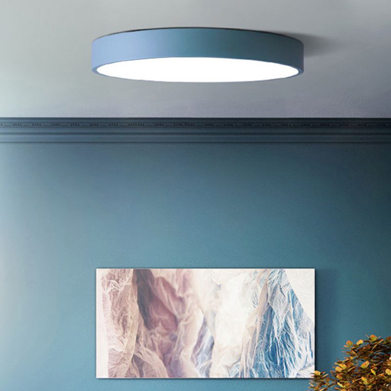 Flush moderne Mont Ceiling Fixture Éclairage Acrylique Montage