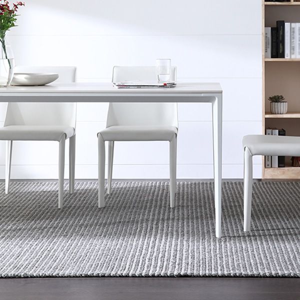 Industrial Sintered Stone Table 4 Legs Base Rectangle Table for Home