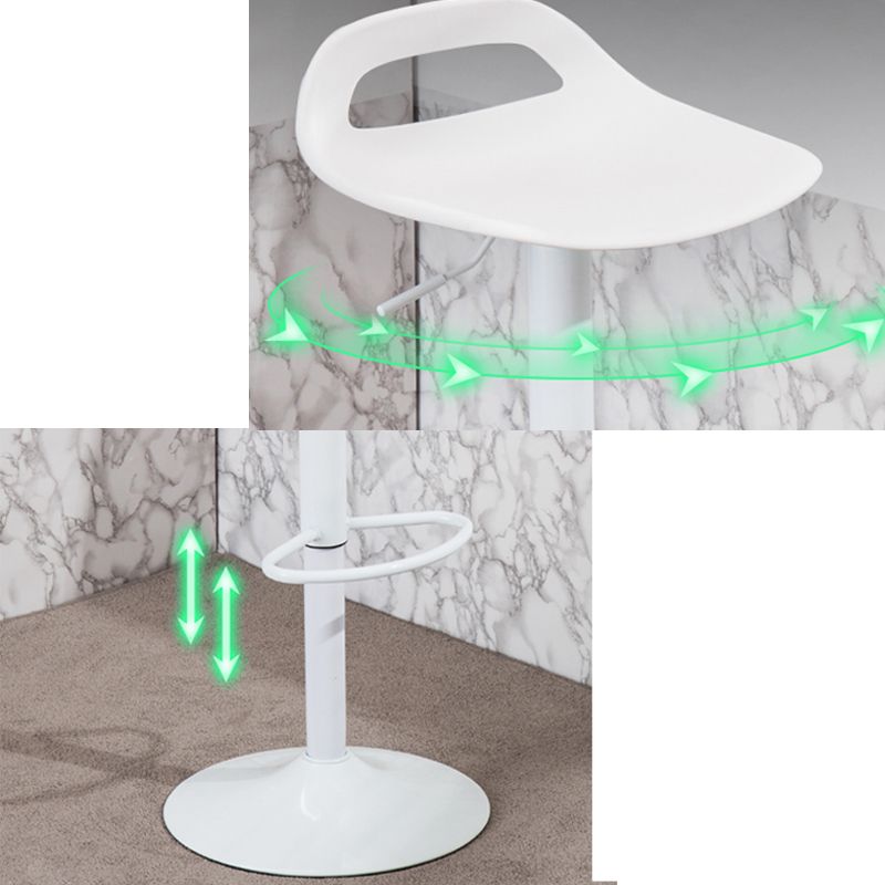 Taburete de bar de cuero moderno para comedor, taburete de bar giratorio con respaldo