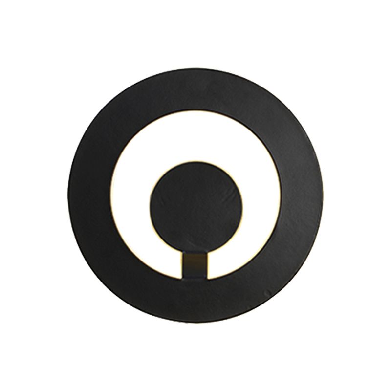 Black/White Super Thin Wall Sconce Light Modern Acrylic Living Room Wall Lighting Fixture, Warm/White Light