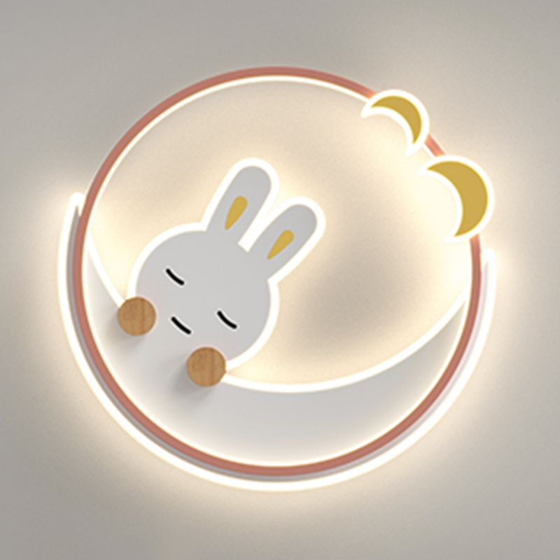 Lapin moderne minimalisme plafonnier chambre salon lampe encastrée