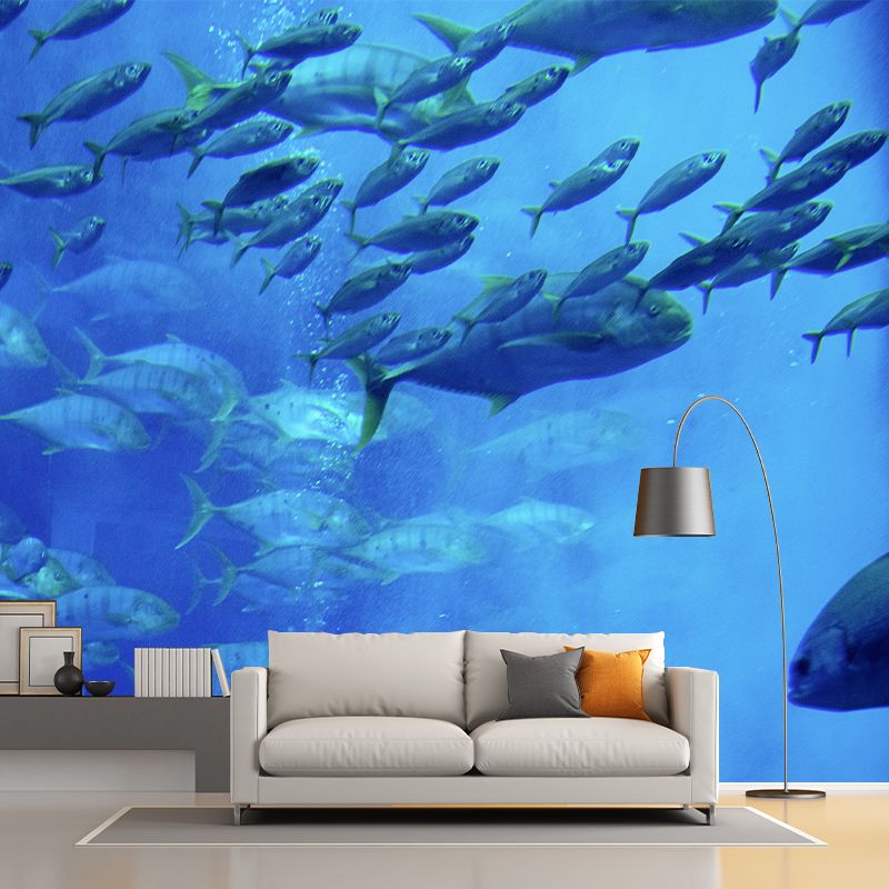 Undersea World Wall Decor for Living Room Sleeping Room, Moisture Resistant