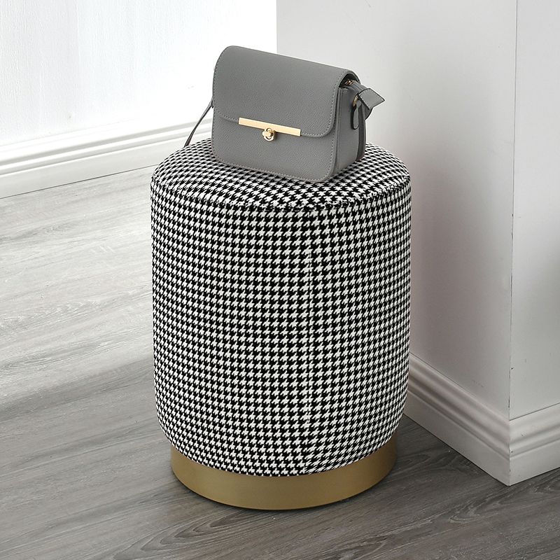 Modern Scratch Resistant Standard Round Velvet Indoor Standard