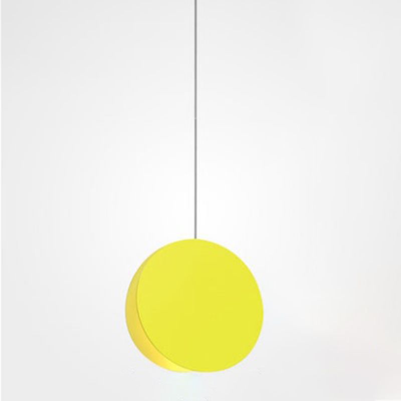 Moderne artistieke macaron hanglamp lakte ijzeren cirkelvormige hangende lamp voor binnenruimtes