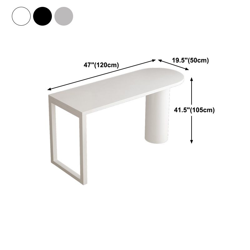 Table du comptoir supérieur en pin de style industriel Tableau de 42 pouces pour le salon