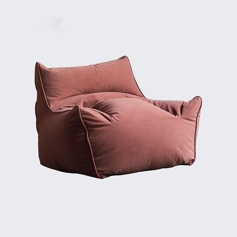 Arms Included Velvet Armchair with Sewn Pillow Back, 35.43" W √ó 39.37" L √ó 25.59" H