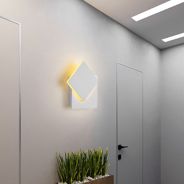 Minimalist LED Wall Mount Light Angle Adjustable Aluminium Wall Light for Bedroom