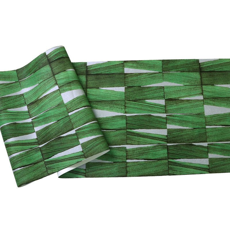 3D Faux Wood Wallpaper for Dining Room Nordic Wall Covering of Irregular Pattern, Non-Pasted, 57.1 sq ft.