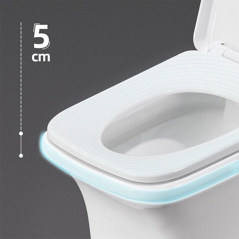 Floor Mounted Siphon Jet Urine Toilet One Piece Toilet Modern Porcelain Toilet
