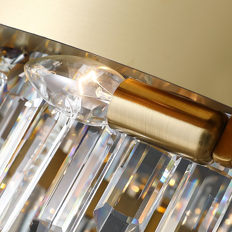 Minimalist Ceiling Pendant Light Ring Crystal Chandelier Lighting for Living Room