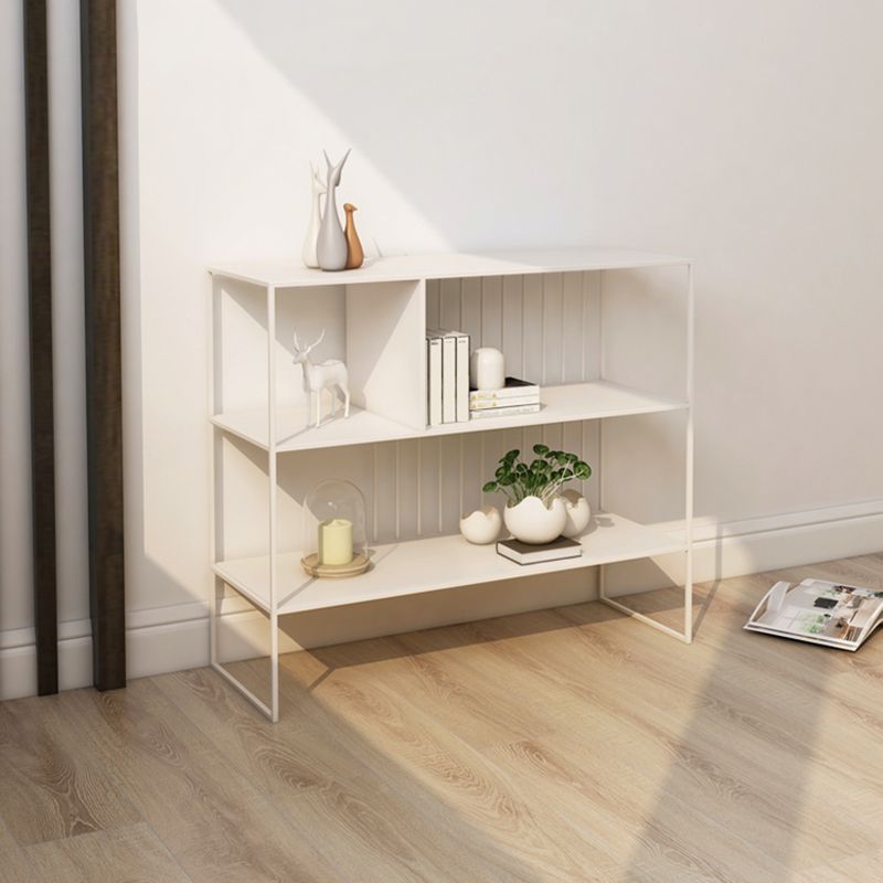 Urban Metal Shelf Bookcase Double Shelving Open Back Book Shelf