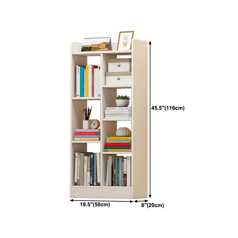 Contemporary Manufactured Wood Bookshelf Home Standard Bookcase