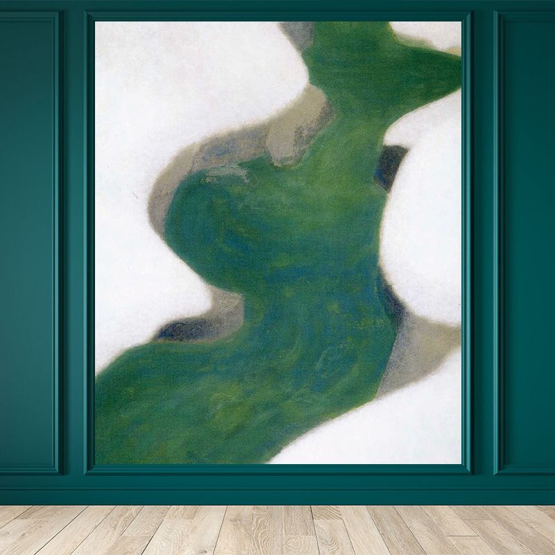 Winter River View Mural Decal Contemporary Decorative Kitchen Wall Art, Custom Printed