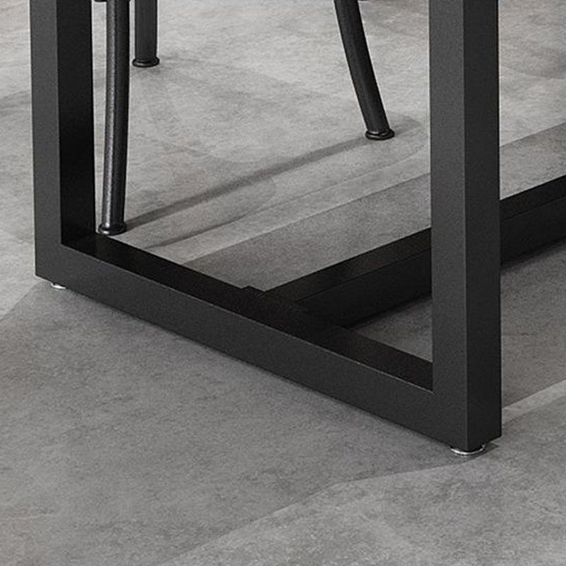 Industrial 1/3/5 Pieces Dining Set Rectangle Wood Dining Table for Dining Room Cafe