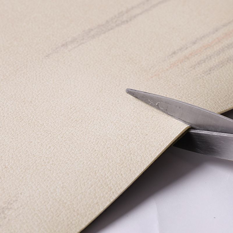 Contemporary Indoor Carpet Contrast Panel Casual PVC Rug StainResistant Washable Area Carpet