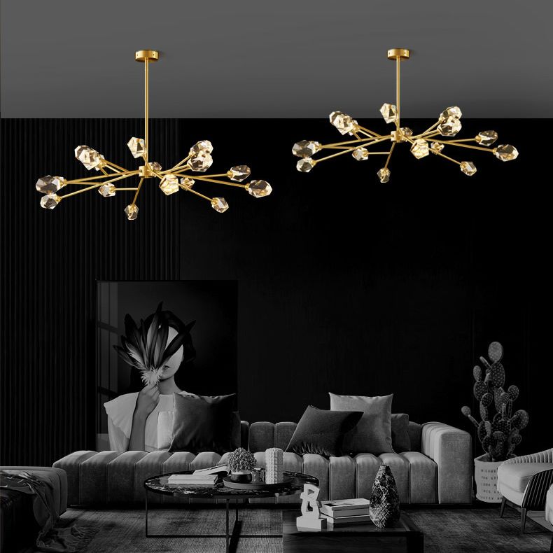Spray Pendant Lighting Fixtures Modern Crystal Pendant Lights