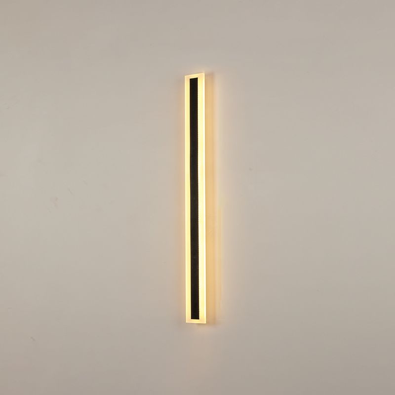Rechthoek wandlicht moderne stijl led indoor buiten lijn vorm wandlamp armatuur