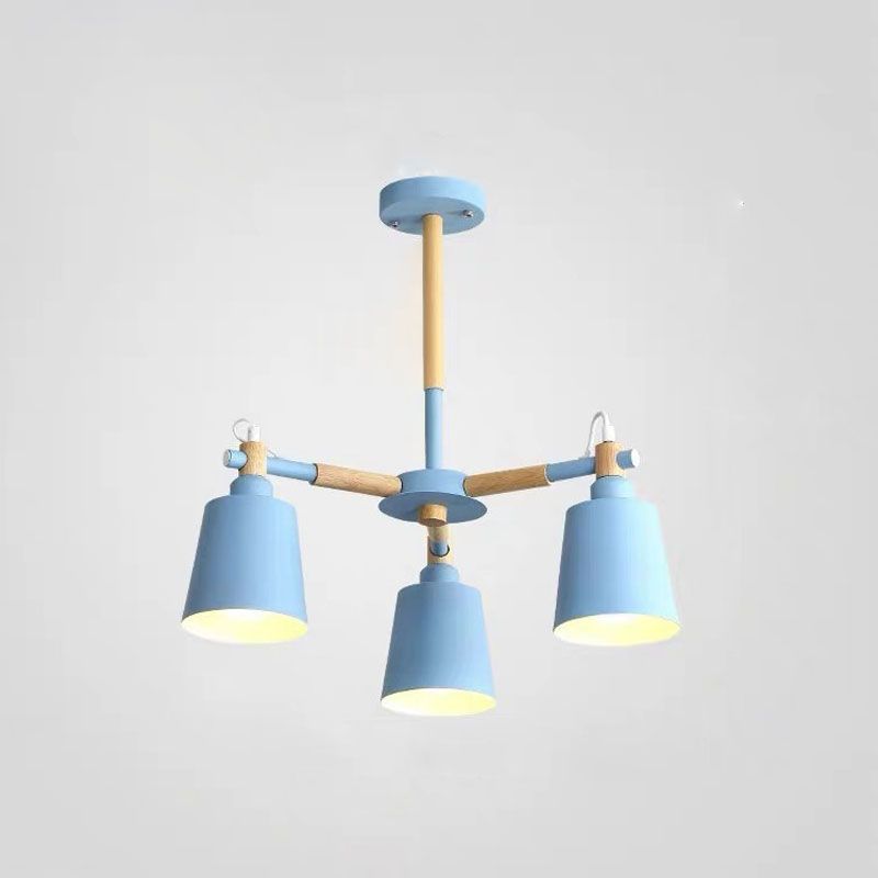 Bell Hanging Pendant Lamp Contemporary Metal 3 Lights Ceiling Pendant Light