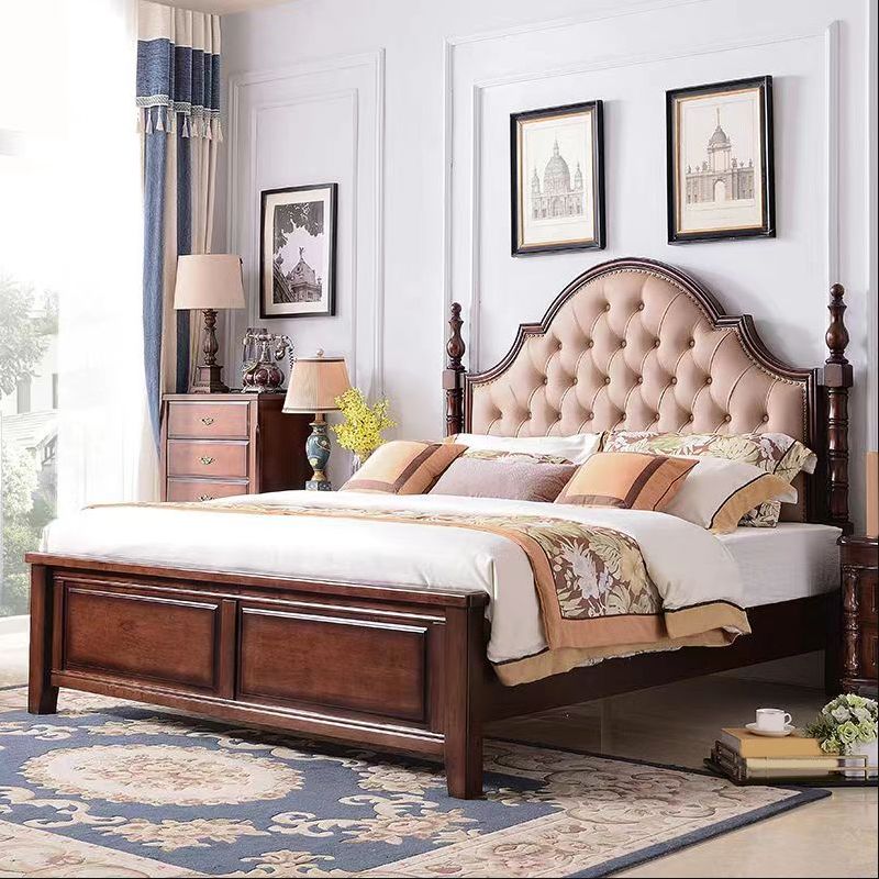 Victorain Tufted Upholstered Standard Bed 71.7-inch W Mattress Included Bed with Headboard