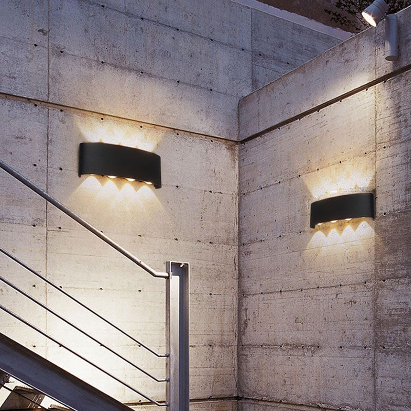 Zeitgenössische Einfachheit wasserdicht im Freien Wandleuchten für den Korridor-Flur