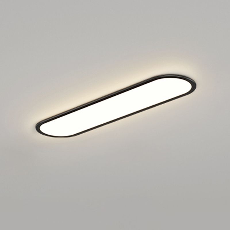 1-Light Ceiling Light Simple LED Ceiling Mount Light with Acrylic Shade for Bedroom