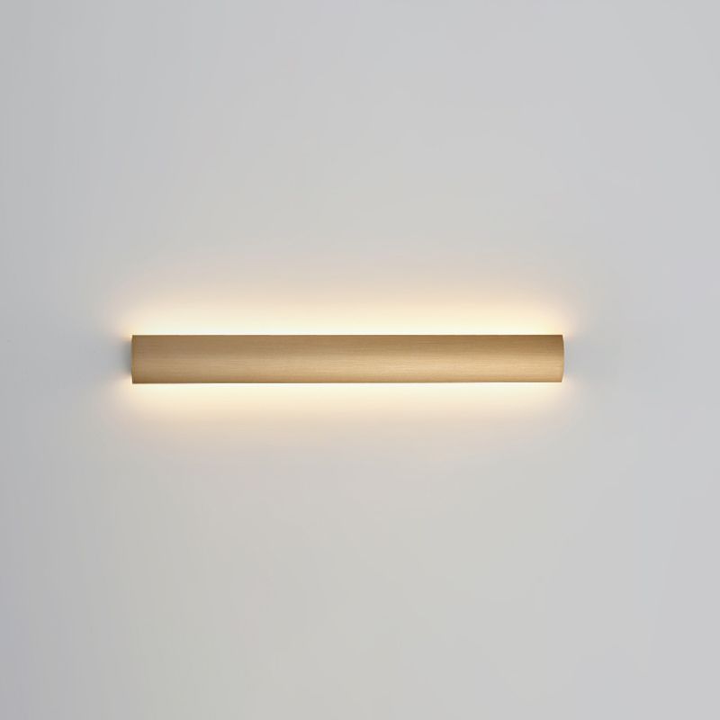 Linear Shape Metal Wall Light Modern Style 1-Light Wall Mounted Lighting