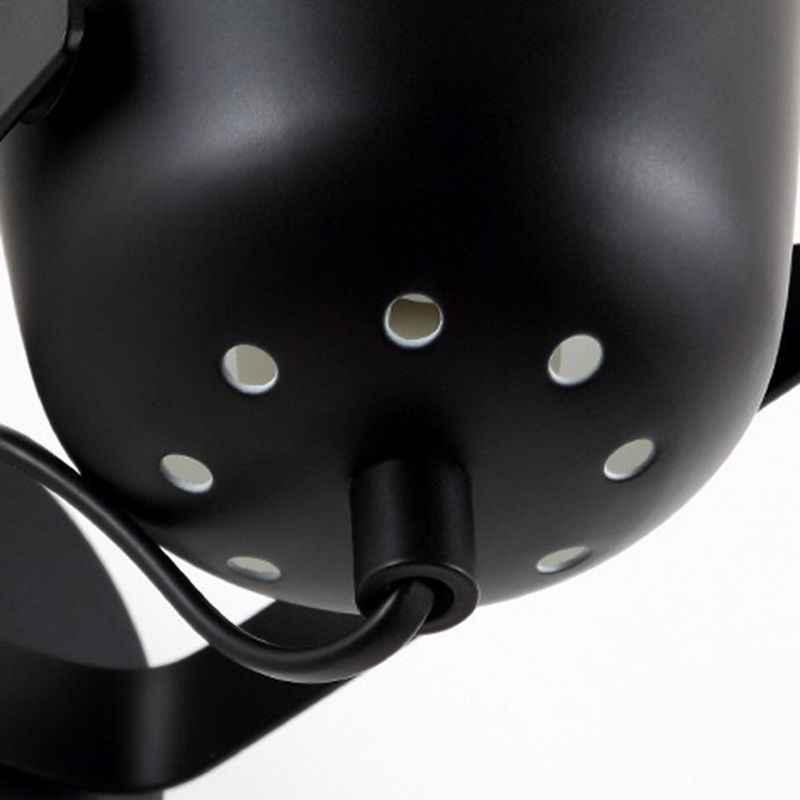 Illuminazione con applione da parete a campana contemporanea metallo 1 lampada montata a parete per la testa