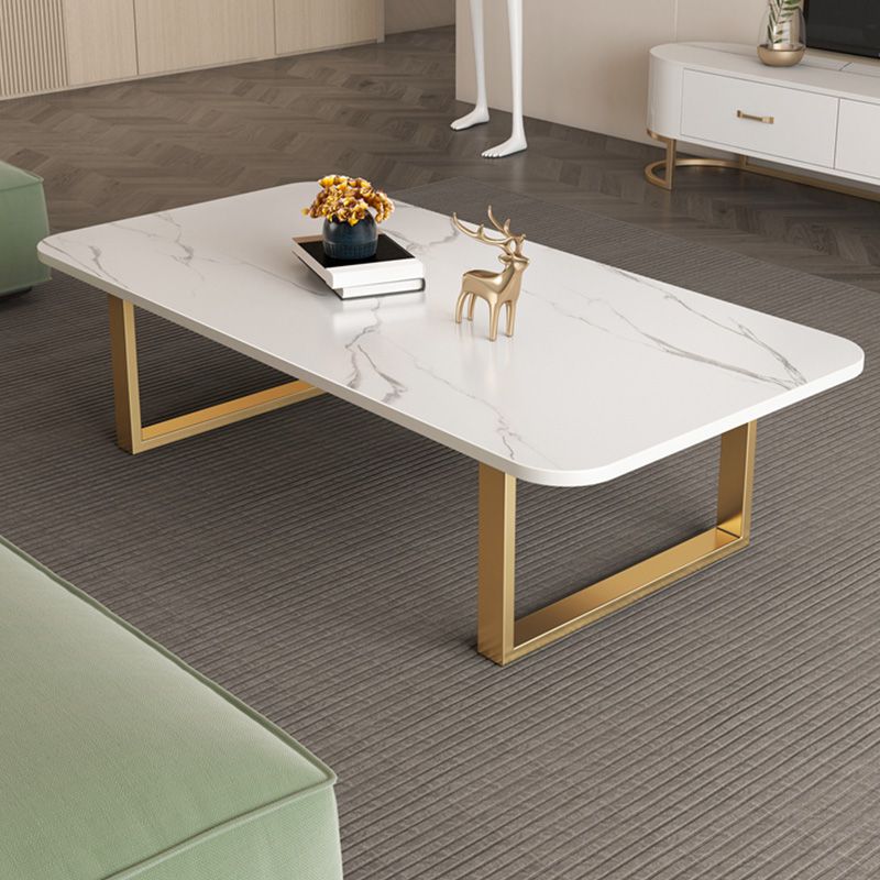 Slate Rectangular Coffee Table Trestle Coffee Cocktail Table