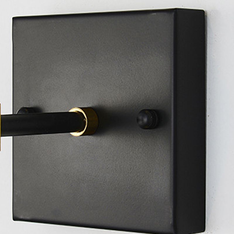 Nordic Style Metal Wall Light Minimalist 2 Lights Wall Sconce for Bedroom