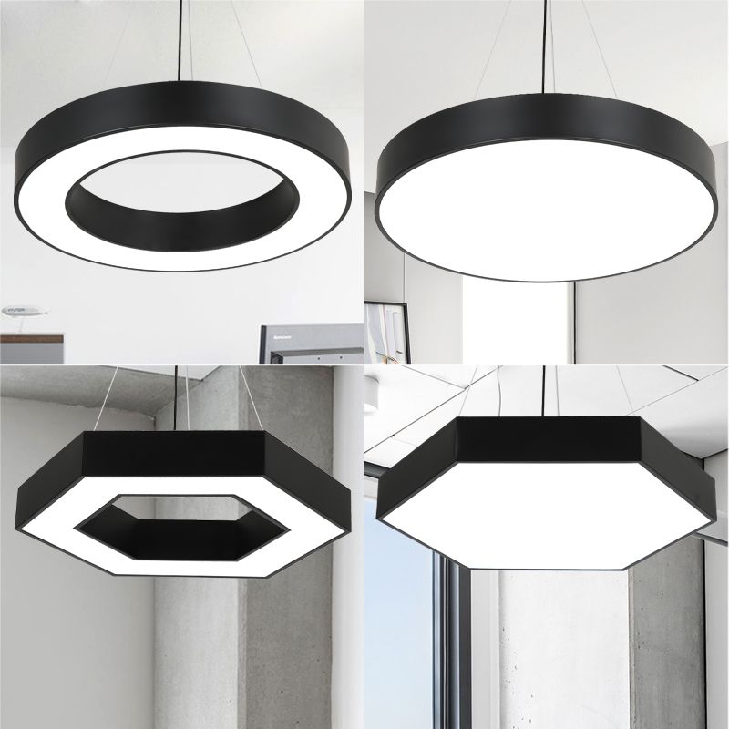 Modern Minimalist Pendant Lighting Fixtures Acrylic Hanging Pendant Lights for Meeting Room