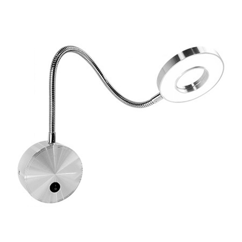 Armed Wall Lighting Modern Metal 1 Light Wall Sconce for Bedroom