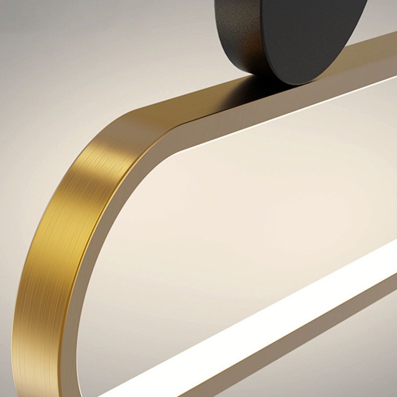 Contemporary Style Linear Shape Island Lights Metal Island Pendant Lights in Gold