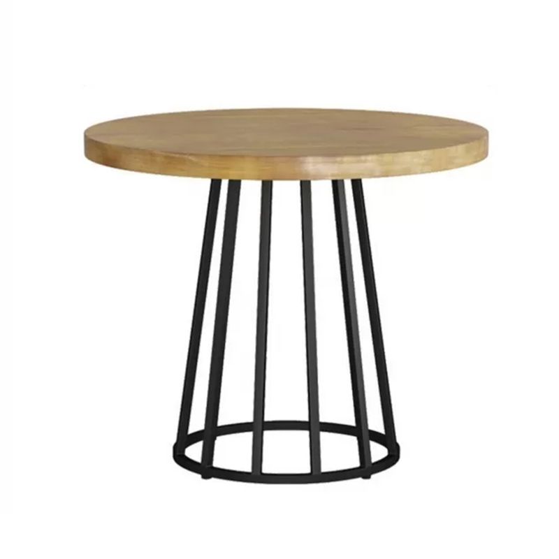 Modern Dining Set 1/2/7 Pcs Round Dining Table with Cow Horn Chairs