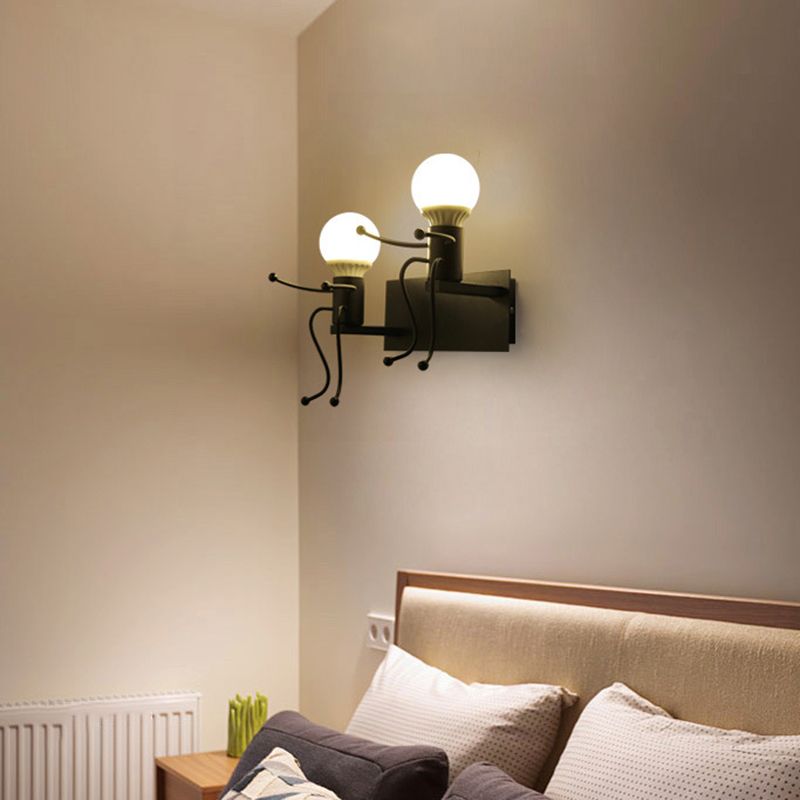 Industrial Metallic Wall Light Creative Wall Light Sconce for Bedroom