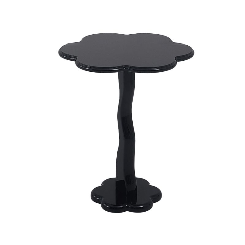 Modern Style Colored Irregular Side Table Wood End Table Set