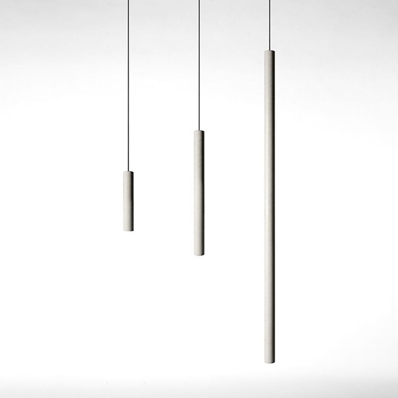 Modern Hanging Light Cement Shade Pendent Lighting Fixture for Sitting Room