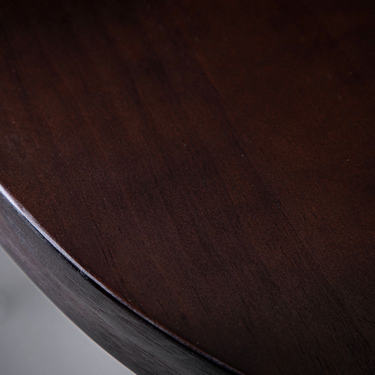 Taburetes de bar de cuero marrón industrial taburetes cuadrados con base de metal