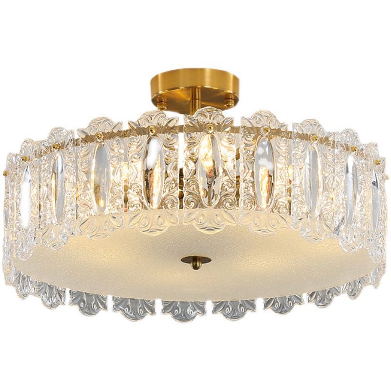 Nordic Ceiling Light Glass Flush Mount Ceiling Light Fixture for Bedroom