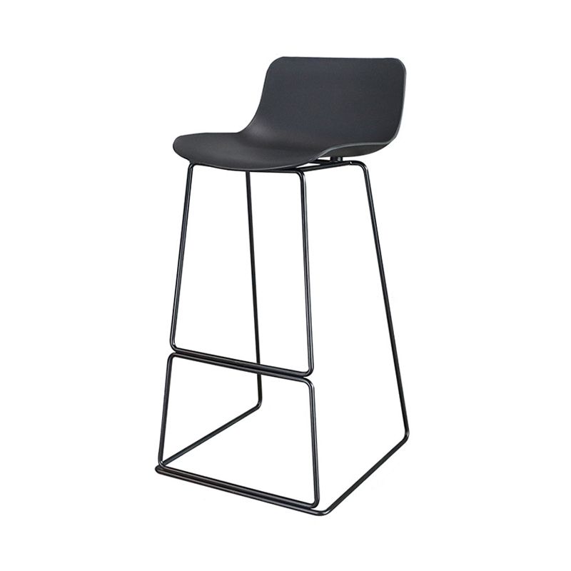 Industrialstil Barhosenmetall- und Plastikstuhl für Esszimmer