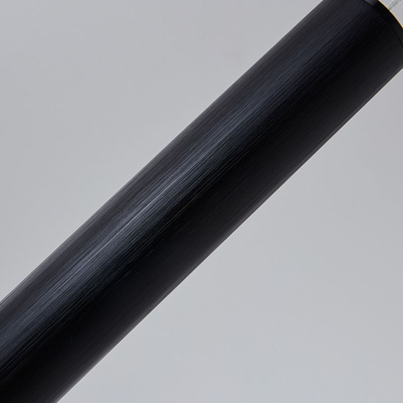 Lámpara colgante de LED acrílico de burbujas de aire 23.6 "H Minimalismo Nórdico Estilo Cilíndrico Luz colgante para comedor