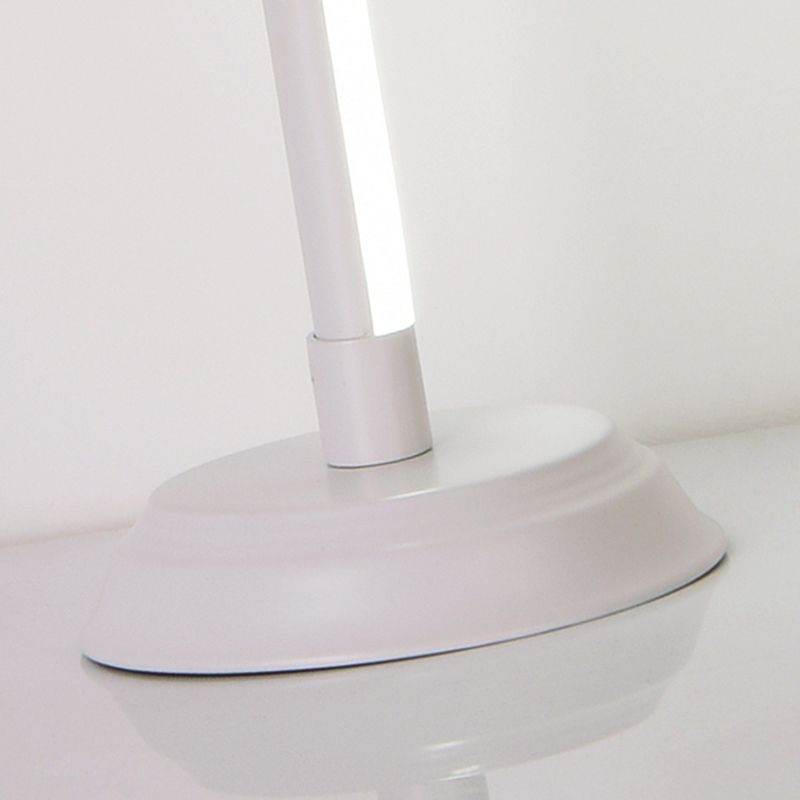 Metallic Rod Shaped Table Lamp Nordic Style Integrated LED Nightstand Light