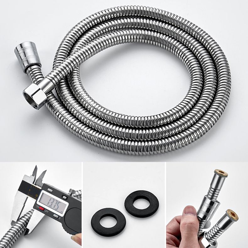Modern Handheld Shower Head High Flow Water Efficient Wall-Mount Showerhead